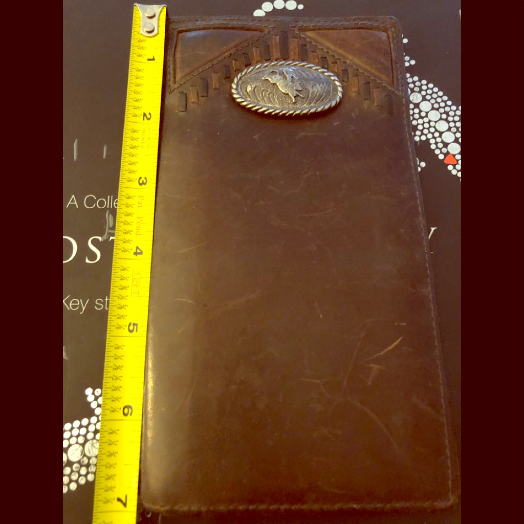 Vintage Check Holder With Concho